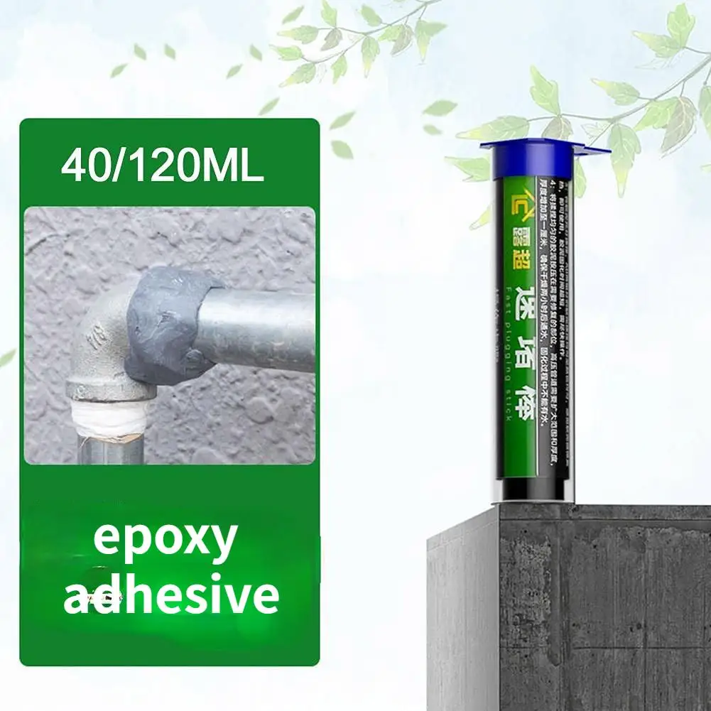 40-100ml-Epoxy-Adhesive-Glue-Quick-Plug-Rod-Toilet-Leak-Quick-Dry ...