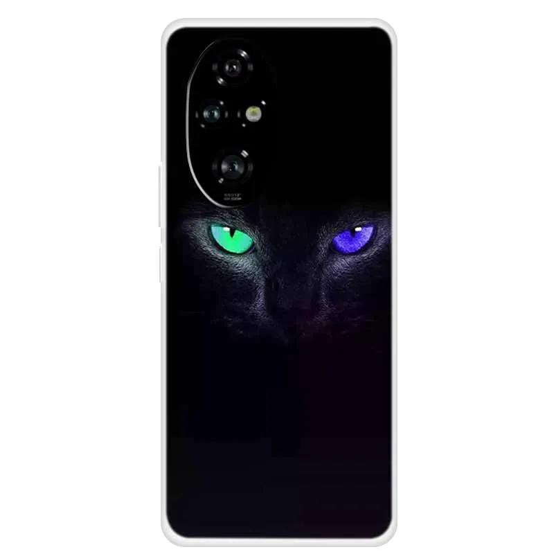 Clear Soft Silicone TPU Phone Back Cover with Animal Pattern Design