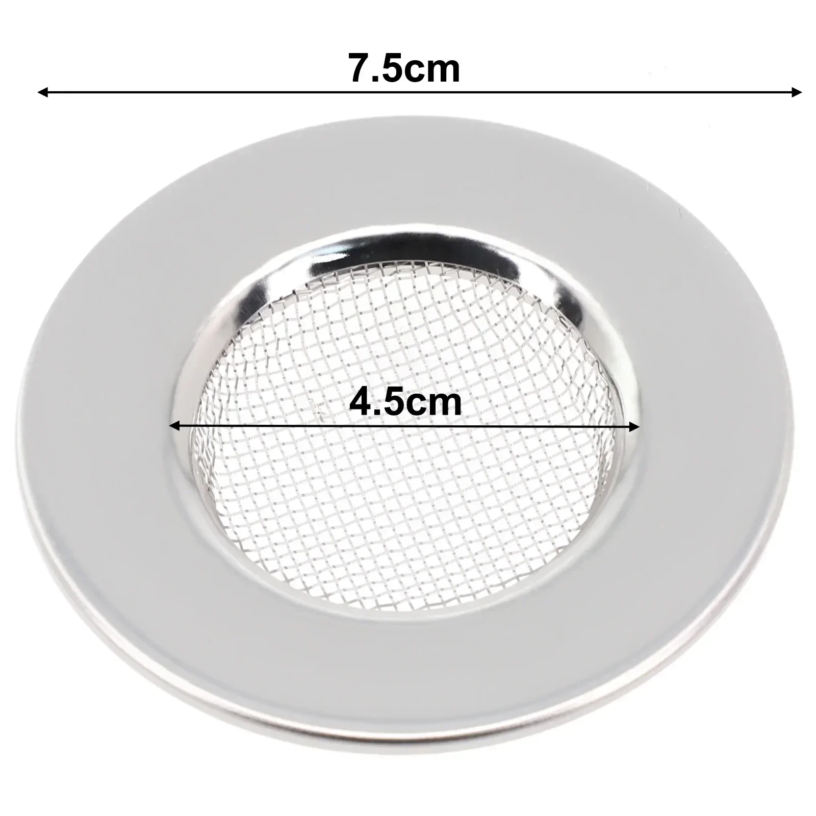 Stainless Steel Sink and Shower Hair Catcher Filter