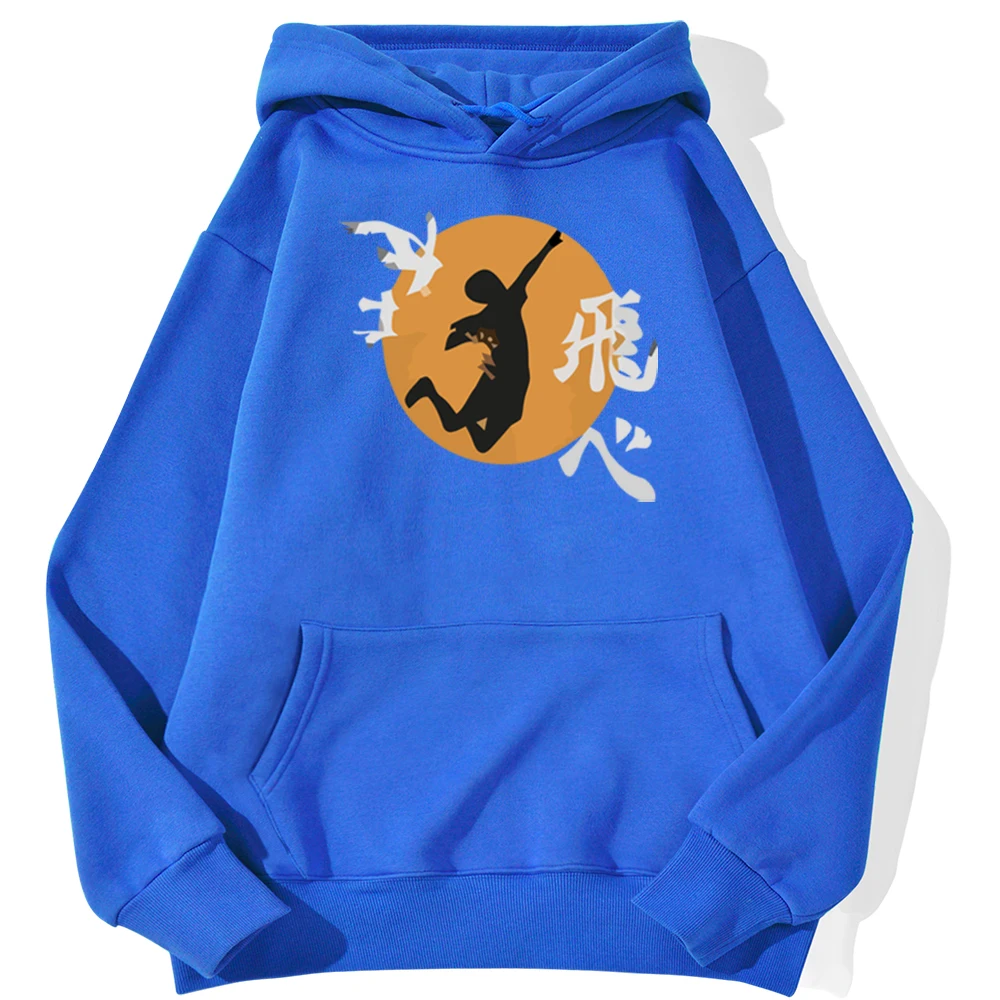 

Japanese Anime Haikyuu Hoodies Sweatshirts 2022 Autumn Warm Hoodie Sweatshirt Casual Fleece Pullover Hip Hop Male Streetwear