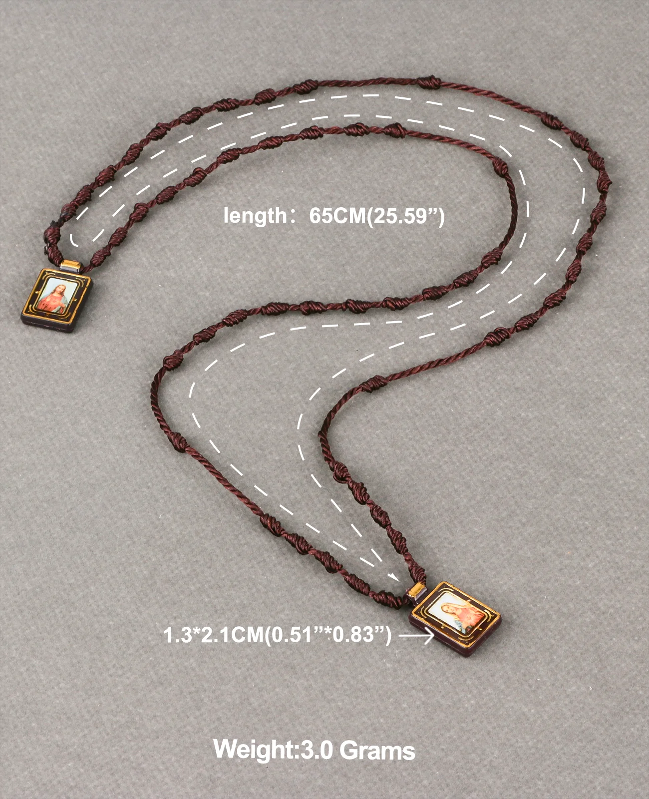 Immaculate Heart of Mary Necklace 6