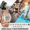 Hearkent Pedometer Watches Sport Step Counter Women's Digital Watches Calories Mile Tracker Waterproof 30M for Walking Running 4