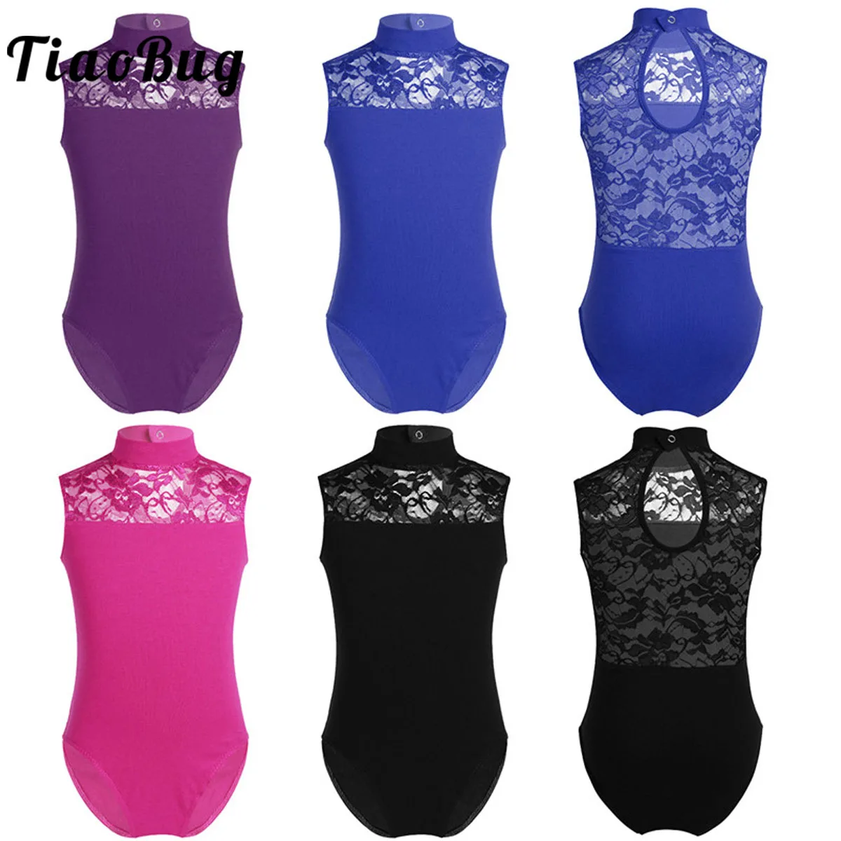 Professional Ballet Dancerwear Girls Kids Lace Leotard Cutout Back Gymnastics Bodysuit Dancing Costumes Ballerina Tutu Dress for ballet leotard,dance leotard,ballet dress,ballet skirts,girls dance costumes,tutu skirt