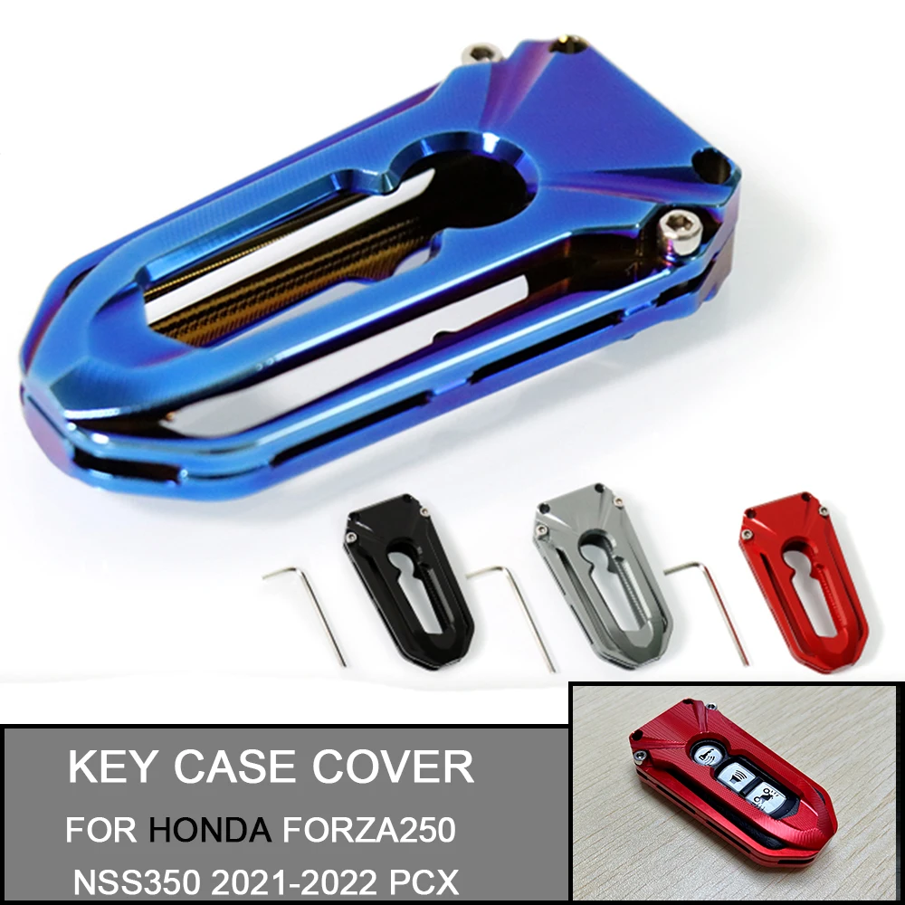 

Motorcycle CNC Key Case Cover Shell For Honda FORZA300 NSS350 2018-2022 PCX ADV150 Accessories