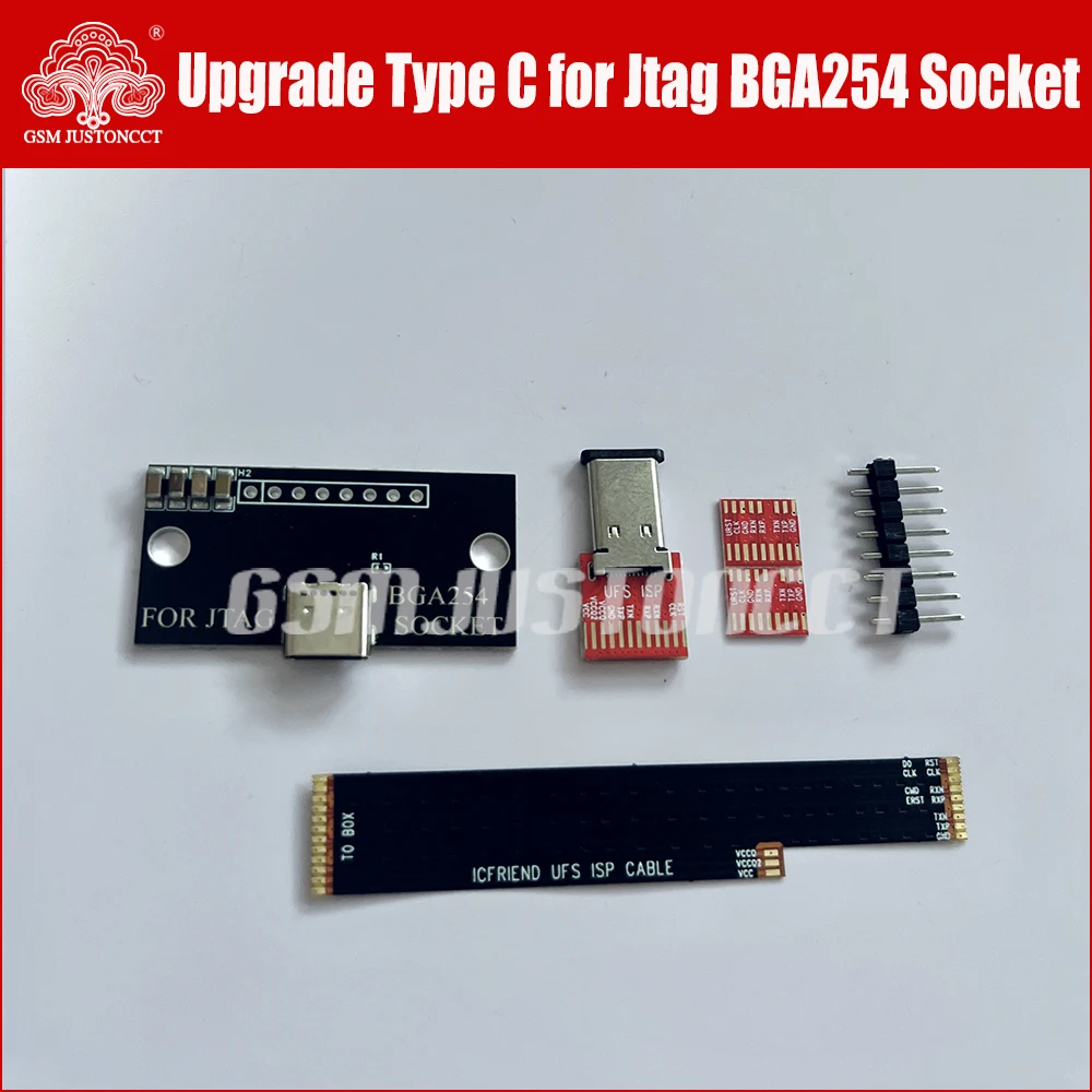 2026년형 오리지널 NEW 업그레이드 타입 C, 간편한 J-tag BGA254 소켓용
