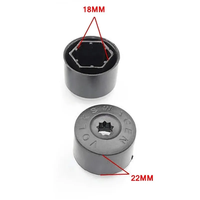 Car Wheel Cover Hub Nut Bolt Covers Cap 17mm Auto Tyre Screws Exterior Protection Accessories for Volkswagen VW Golf MK4
