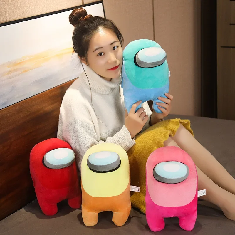 Cute Plush Body Pillow Funny Amongs Stuffed Throw Pillow Soft Comfortable Sleeping Back Cushion Home Decoration Sofa Accessories 6