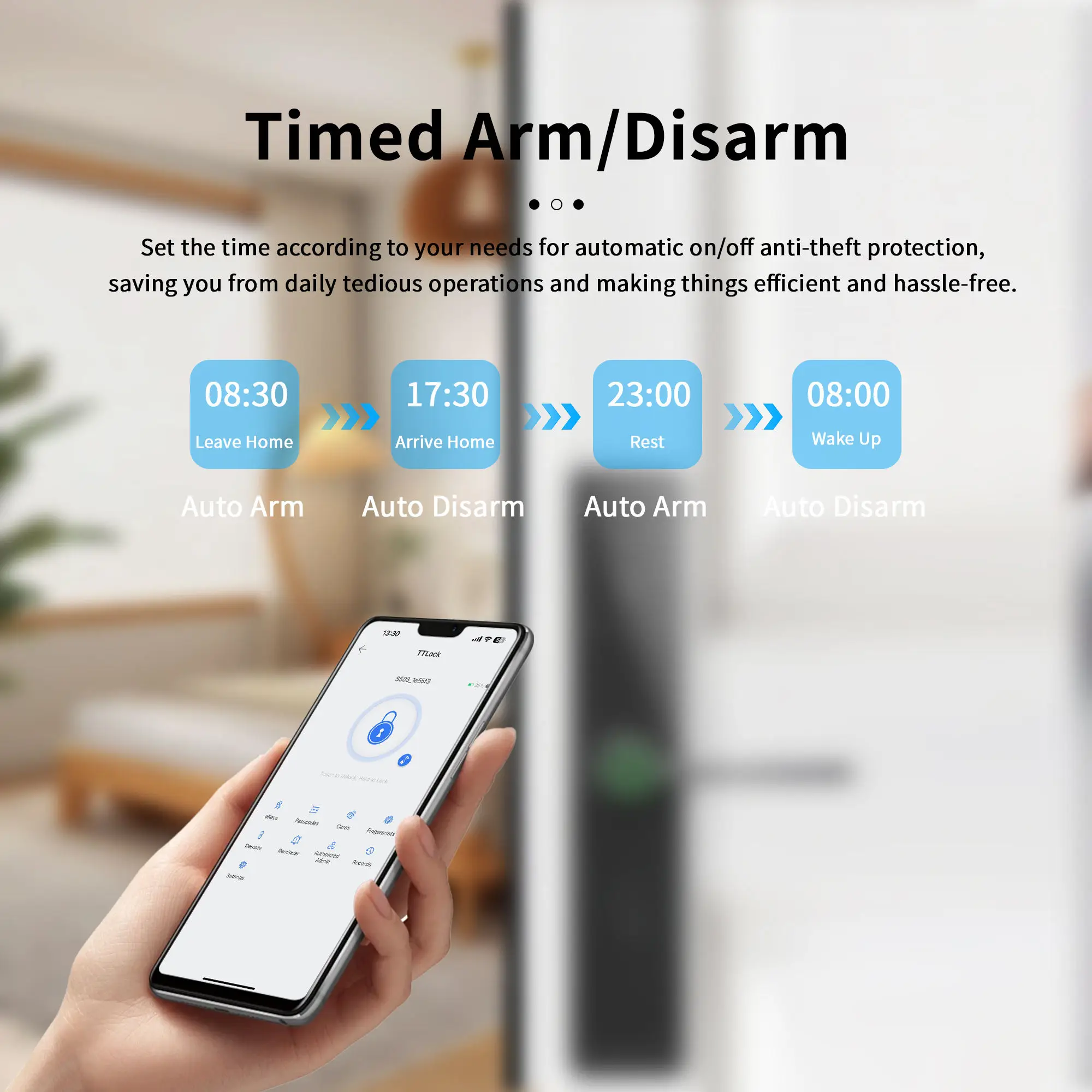 S4A DS3 WiFi 스마트 TTlock 도어 센서 블루투스 무선 지능형 도어 센서 원격 제어 알람 표시기 도어 마그네틱