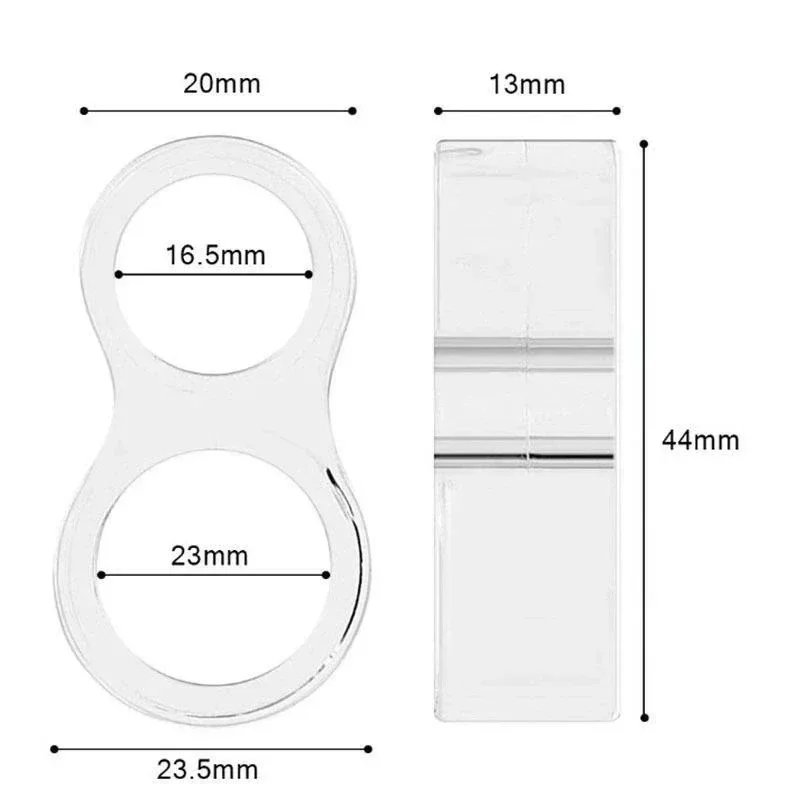 1/6Pcs Door Handle Anti-collision Ring Home Door Stops Noise Stopper Wall Protection Doorstop Bumper Shock Absorber Rubber Pads