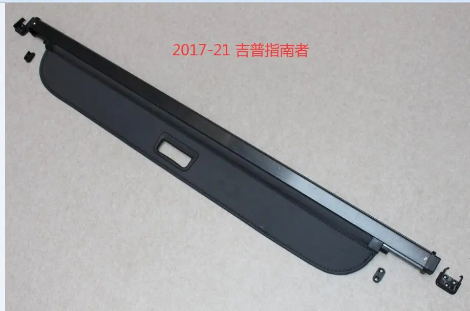 Car Trunk Security Shield Cover Fit for Jeep Compass-Luggage Shade Storage Only Fit Manual Tailgate Models