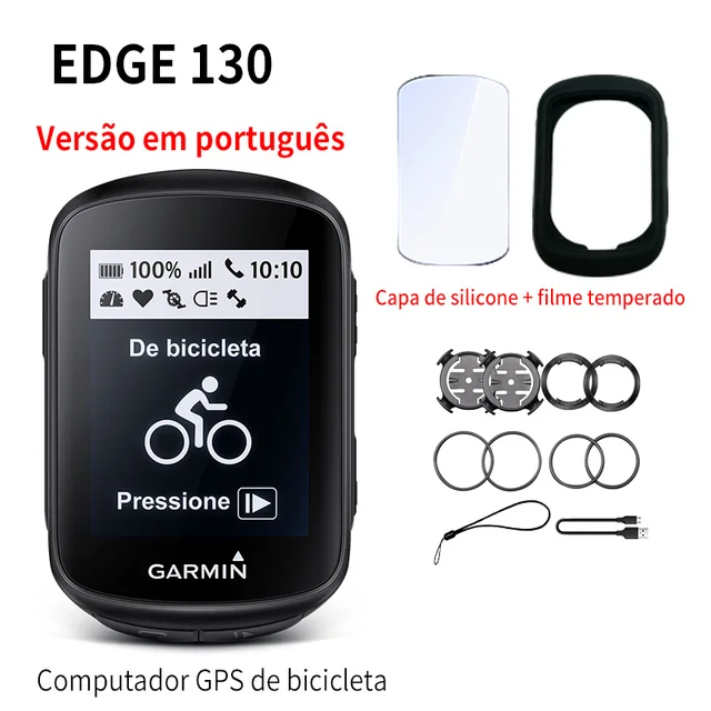 Garmin Edge 130 Bicycle Gps Computer Original Brand Cycling Odometer  Wireless Waterproof Speedometer Ant+ Bluetooth - Bicycle Computer -  AliExpress