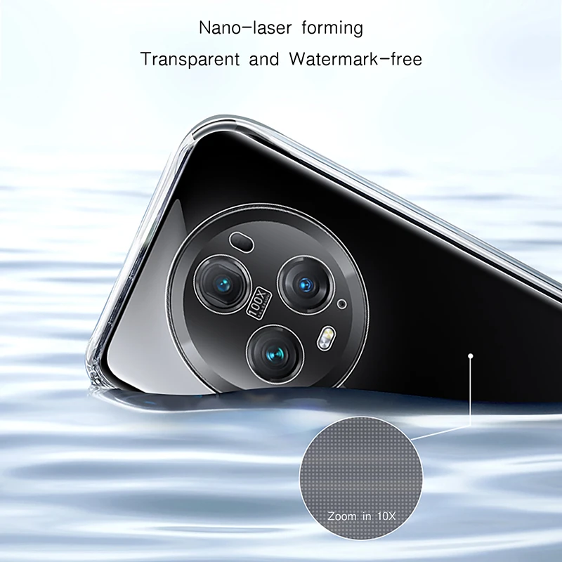 Premium Clear TPU Waterproof Phone Cover - Transparent and Soft Protective Case for Your Honor Magic5 Series