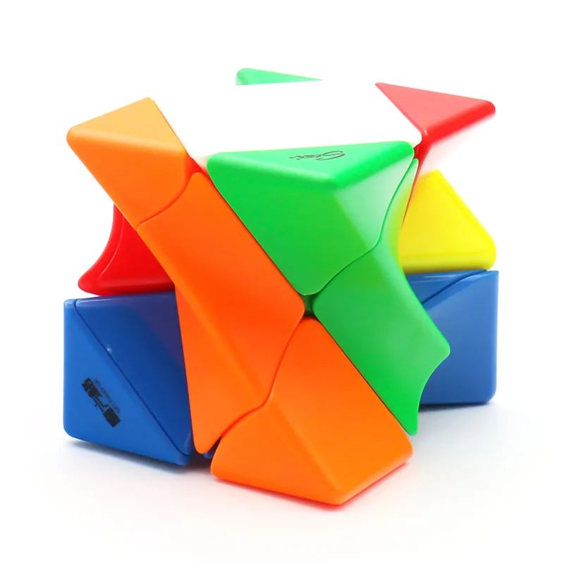 QiYi Twisty Skewb V2 매직 큐브 전문 퍼즐 스티커리스 성인 청소년 지능 장난감 두뇌 티저 초보자 속도 향상