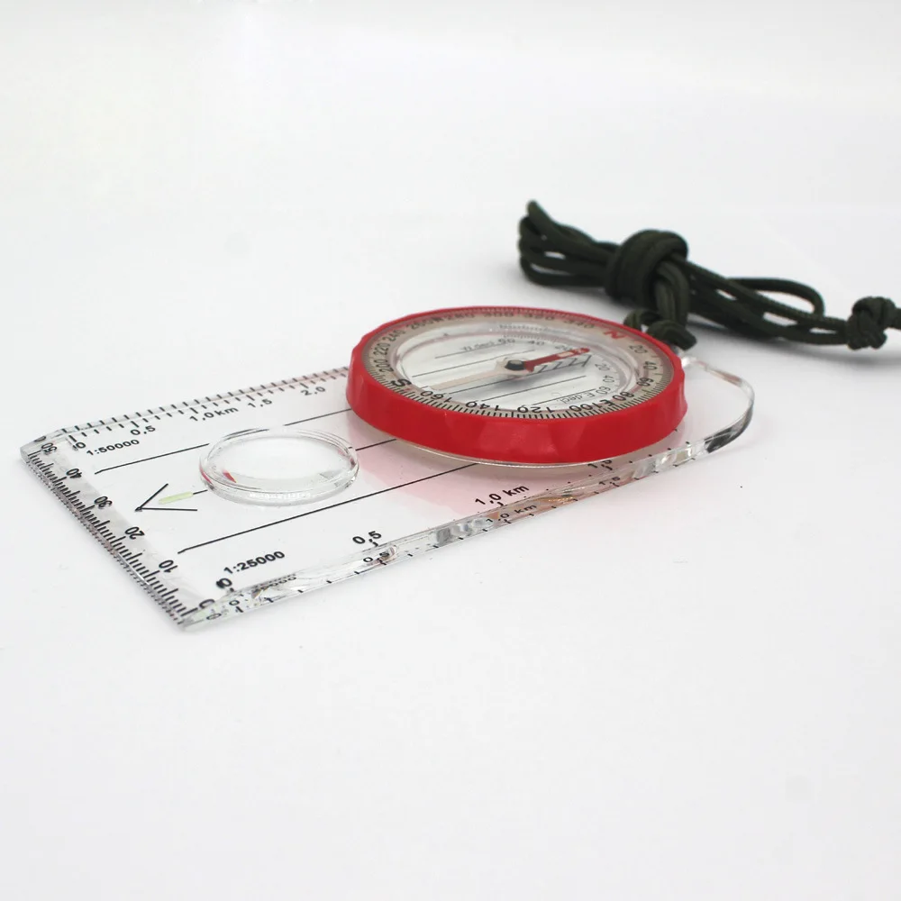 Outdoor Luminous Waterproof Compass Camping Orienteering Map Reading Compas waterproof compass,navigation compass,portable compass,survival compass
