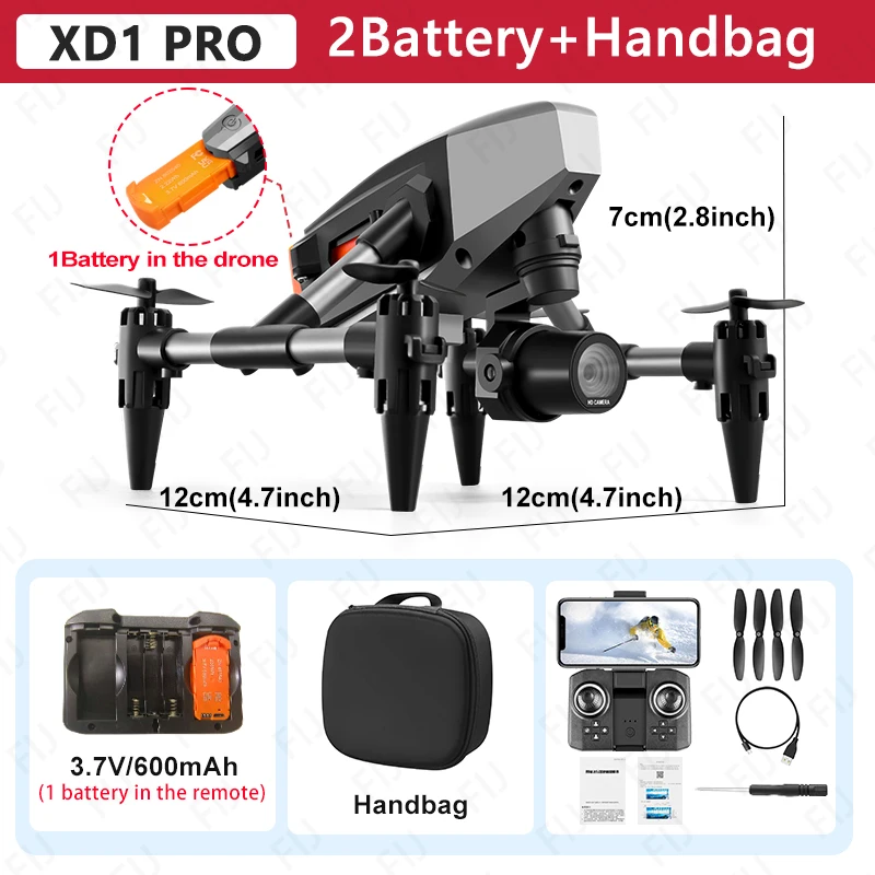 XD1PRO-2Batt-Handbag