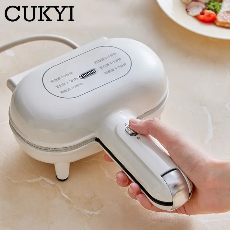 Double side heating Handheld Sandwich Maker Folding Grill Non-stick Frying pan Toast Bread oven Burrito Machine Hot dog Maker 2