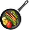 Classic Nonstick Fry Pan Skillet Set with Lids (8 & 10.25-inch) 2