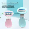Portable Women's Safety 4-Blades Shaving Razor Female Body Face Bikini Underarm Hair Removal Manual Shaver Tool With Travel Box 3