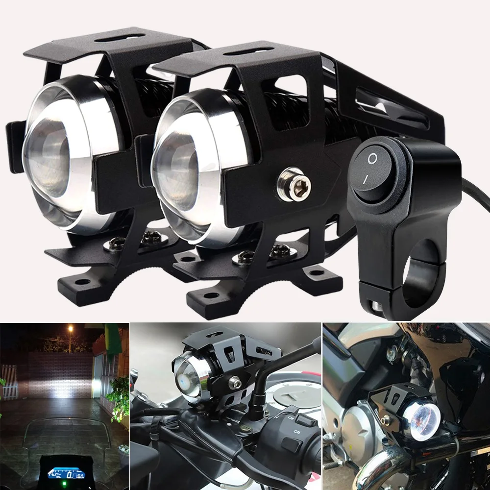 Luci Led Aggiuntive Per Faretti Moto U5 12V Per Bmw F 650 Gs Gs 1200 Lc F850Gs Gs Gs 1250 Gs 800 G310Gs K100 K1200Lt