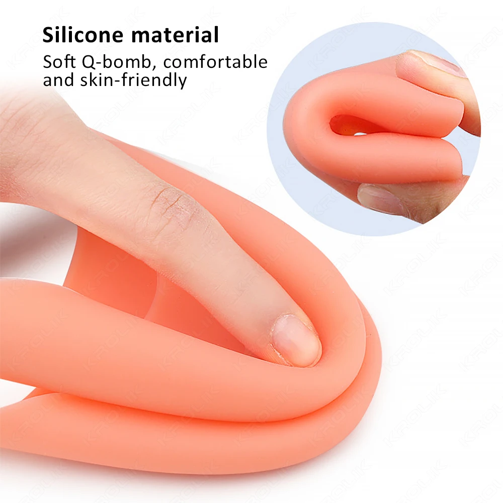 Toe Protector Silicone Gel Pointe Toe Cap Cover Soft Pads for Ballet Shoes 1Pair