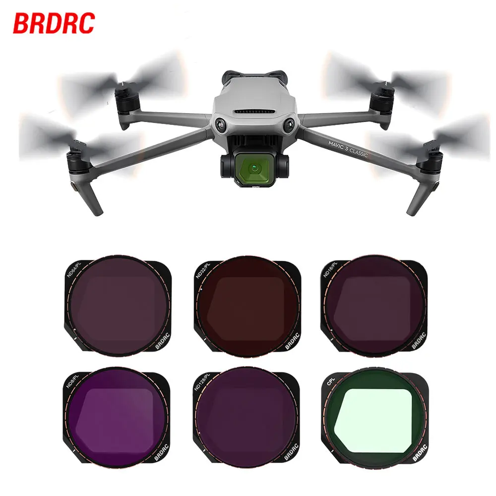 Lens Filter For DJI Mavic 3 Classic Camera UV CPL ND Filters Set