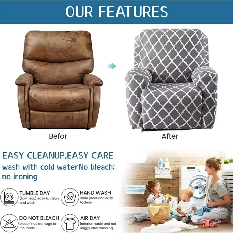 Elastic Single Sofa Cover Chair Cover Nordic Home Decor Room Armchair Slipcover Club Bar Hotel Sofa Covers Chair Cover Sofa Cover Furniture Cover