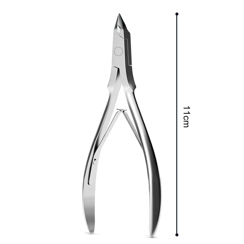 1Pcs Professional Cuticle Nippers Trimmer Nail Cuticle Cutter Stainless Steel Cuticle Clippers Manicure Tools