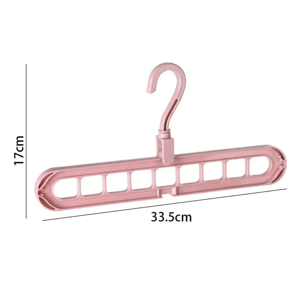 Space Saving 9 Hole Wardrobe Storage Rack