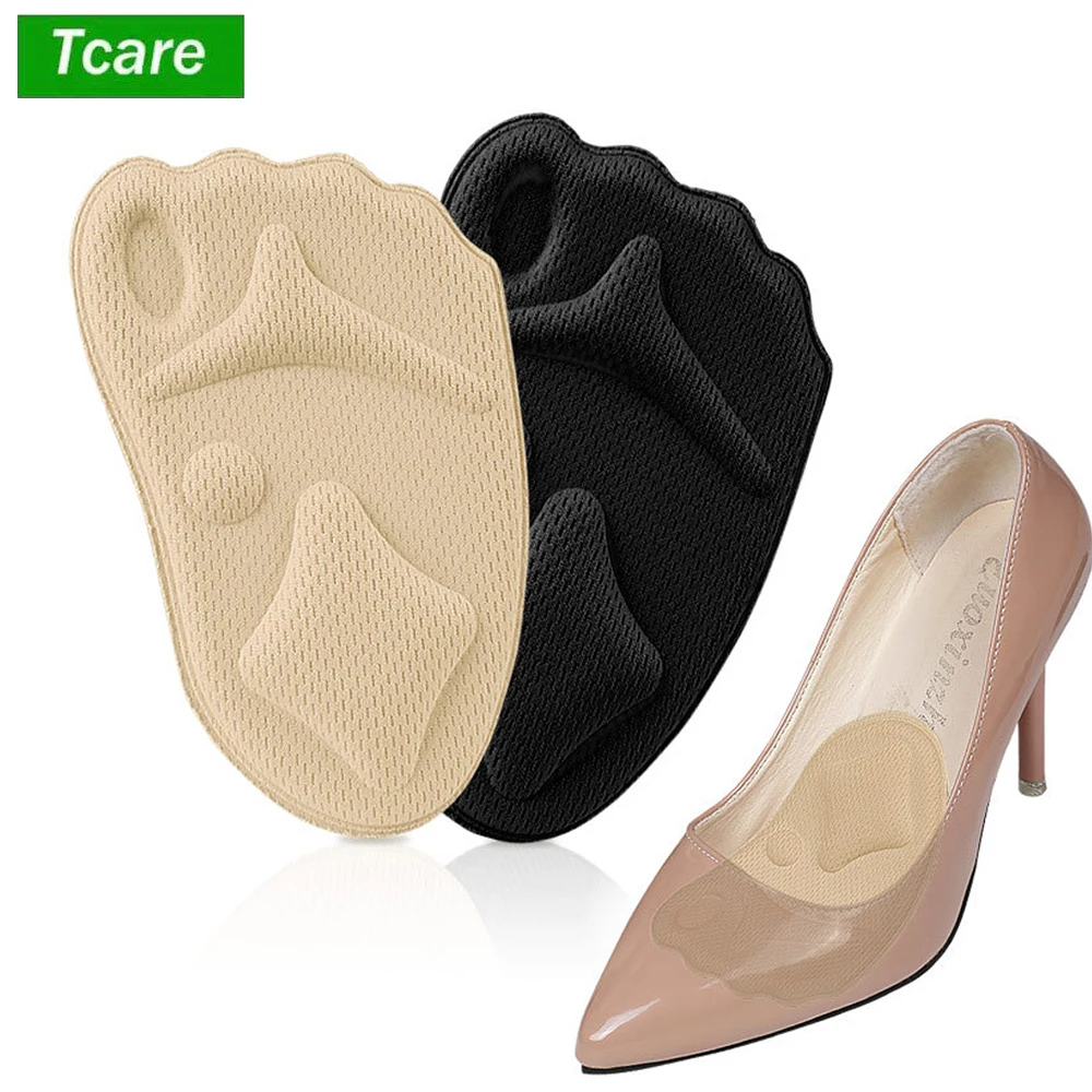 Tcare 1Pair Heel Pad Forefoot Half Yard Mat Arch Soft High Heels Insert
