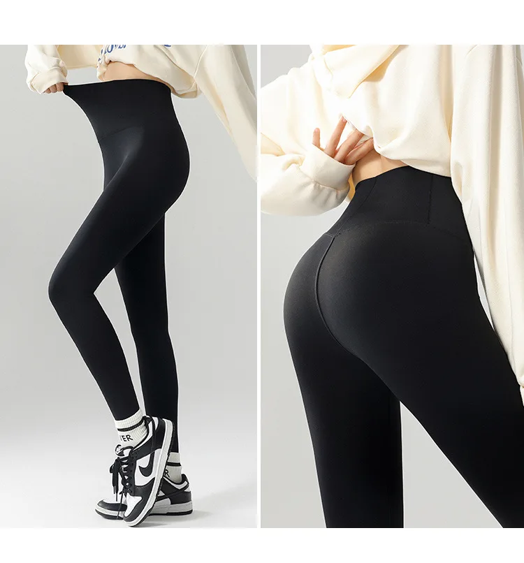 Sean Tsing® Women's Winter Thick Thermal Fleece Warm Tights Plush Pants  Lined Seamless Leggings Sexy Slim Casual - AliExpress