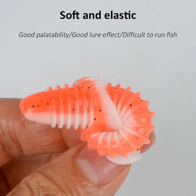 10pcs/Lot Soft Lure Silicone Worms Baits 55mm 65mm 70mm Jigging Wobblers Fishing Lures Artificial Swimbaits For Bass Carp Tackle