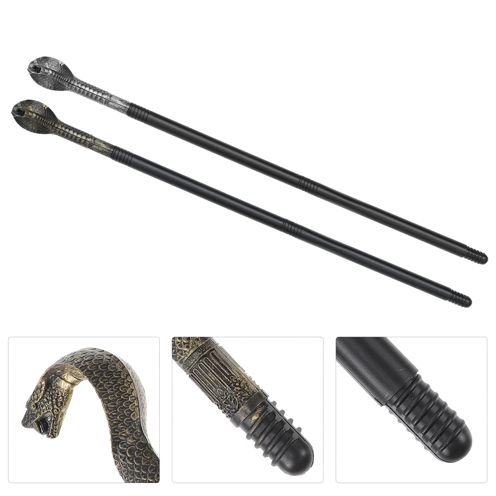

Walking Stick Cane Snake Scepter Halloween Costumes for Adults Three-Section