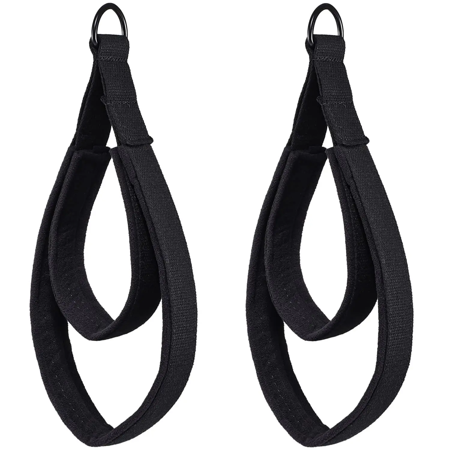 2PCS Pilates Double Loop Straps for Reformer, Feet Fitness Straps