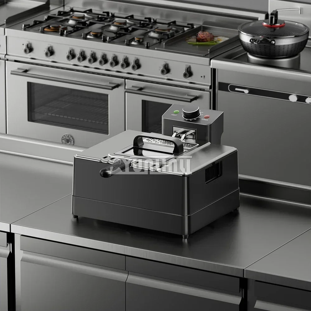 Commercial Electric Fryer Multi-Function Oil French Fries Machine Large Capacity Intelligent Deep Fryer 2