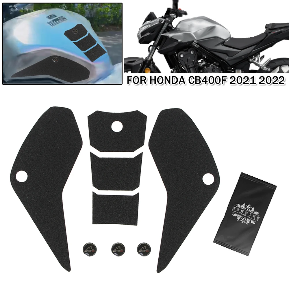 Motorcycle Oil Gas Tank Sticker Fuel Tank Pads Protector Guard PVC Decals For Honda CB400F 2021 2022 CB 400 400F CB400 F Tankpad