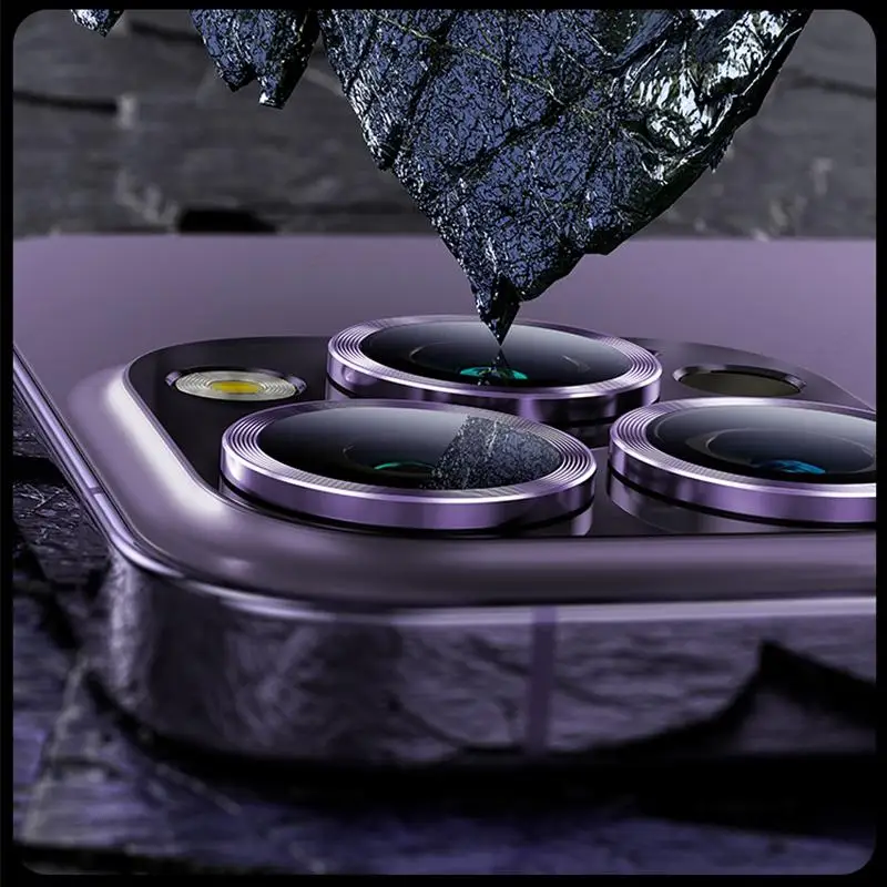 Protecteur d'appareil photo pour iphone 15pro Max 14 Plus, couvercle de protection d'objectif complet en alliage pour iphone 15 Pro_voghion.com