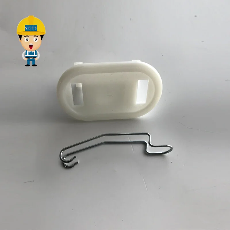 SEES SDH315301 Escalator Handrail Anti-deviation Guide Block Plastic L100mm W57 H40mm W Spring SDH392124 Use for 9300 9500 9700