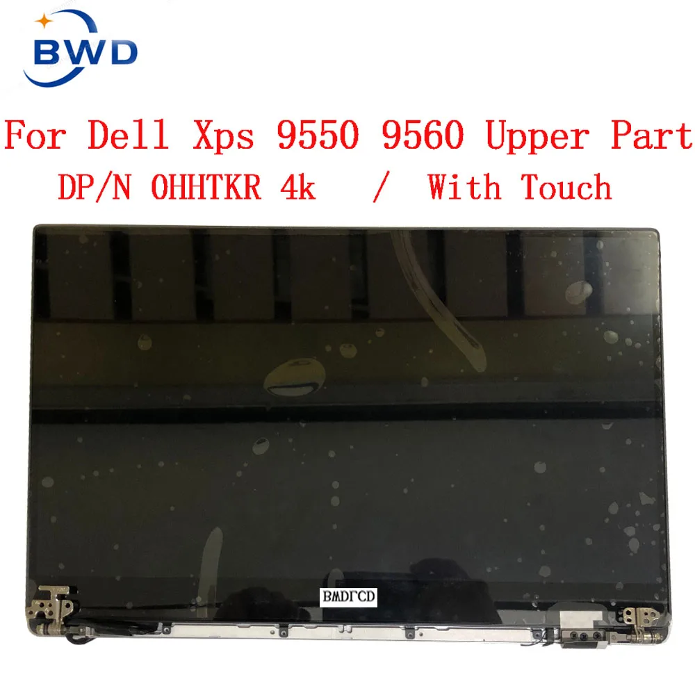 Dp/N 0Hhtkr 15.6 "Per Dell Xps 15 9550 9560 Lcd Touch Screen Assembly 3840*2160 4K O 1920*1080 9550 9560 Display Completamente Testato
