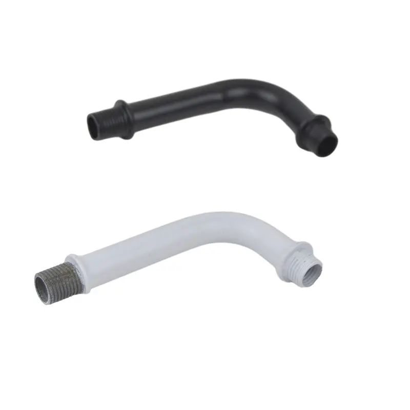 2PCS/Lot Rod Tube Hollow Bend Outer Teeth M10*1 Double Head Elbow Dental Tube Metal Hollow Lighting Accessories led lamp accessories,thread adapter,hollow tube nut