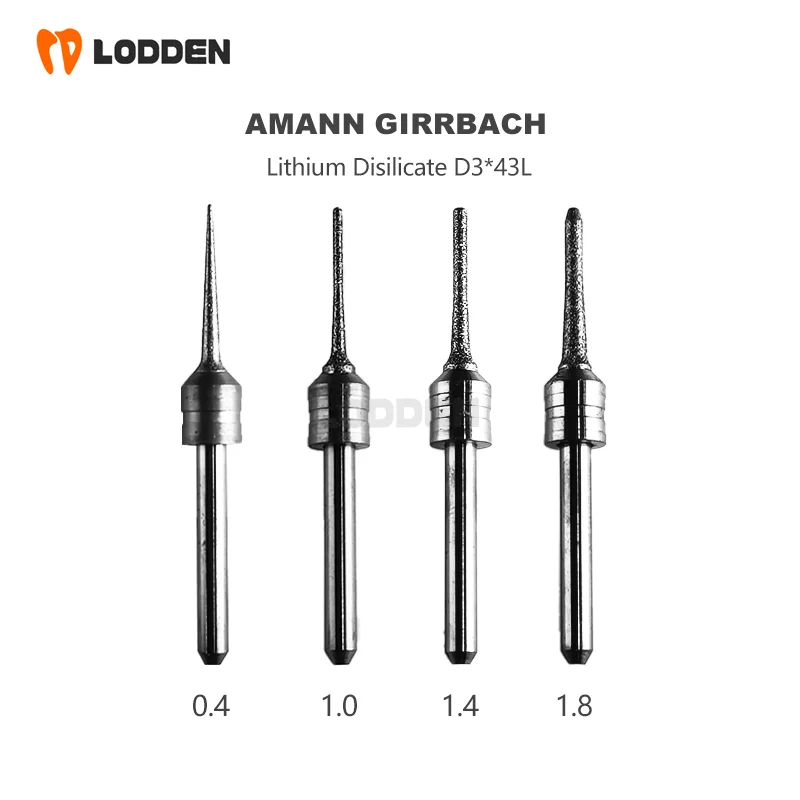 Amann Girrbach Dental Fräser D3 für Zirkonia PMMA Dental Labor Fräsmaschine Schleifmaterial Bohrer Zirkonia Diamant Werkzeug – Detail 1