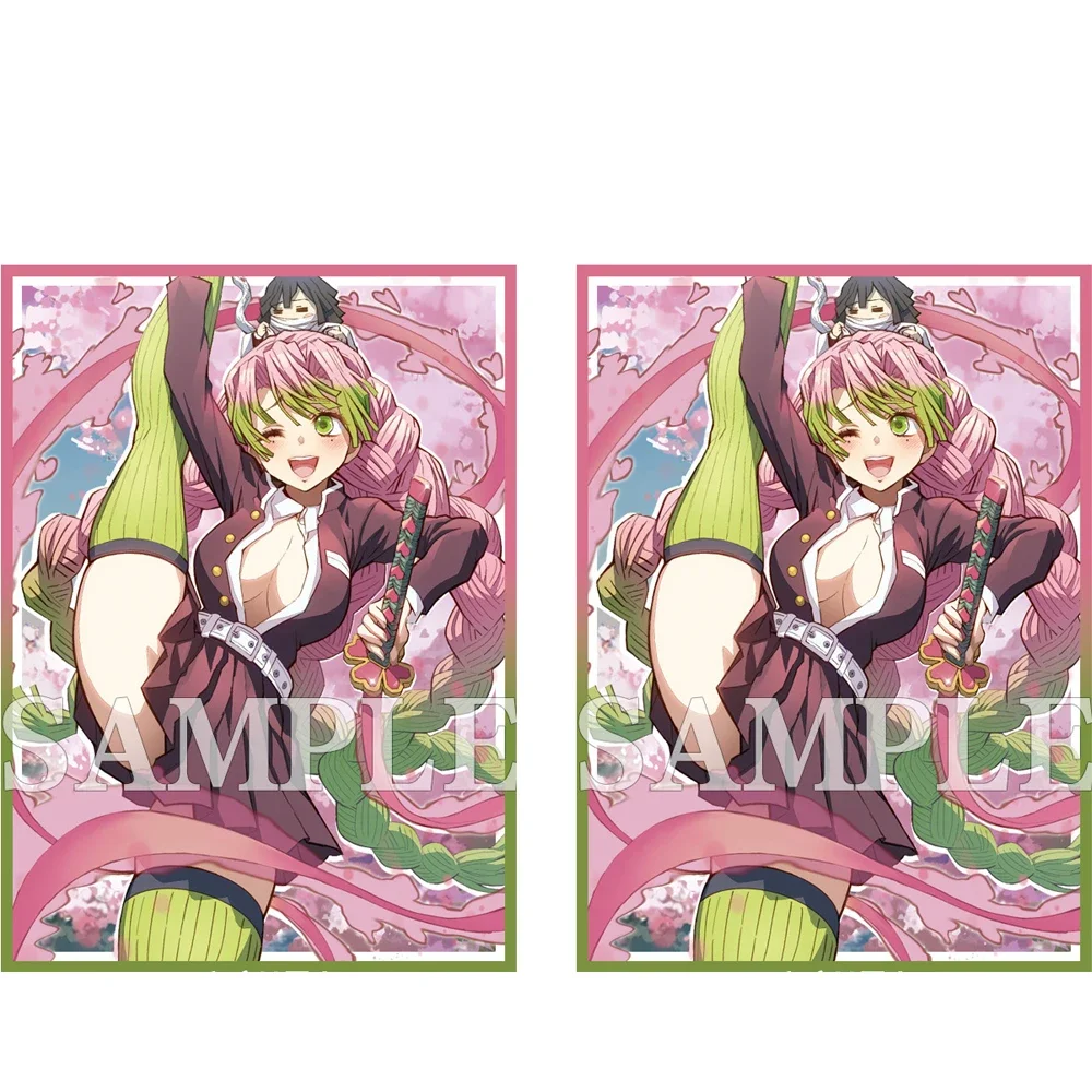 60PCS 67x92mm Standard Size Anime Card Sleeves TCG Board Game Kanroji Mitsuri Board Game Trading Cards Sleeves for MTG/PKM 4