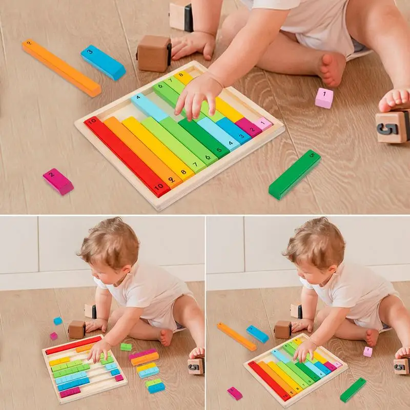 

Math Learning Rods Mathematics Learning & Equivalency Sticks Montessori Colourful Educational Tool Math Rods For Kids Early