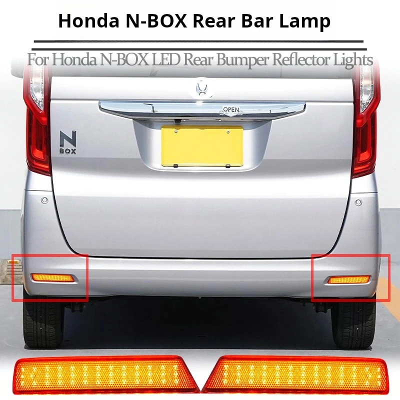 

Suitable For Honda Nbox Fit Jazz Fengfan Crv Rear Bumper Light Led Brake Flash Steering Fog Tail Light Modification
