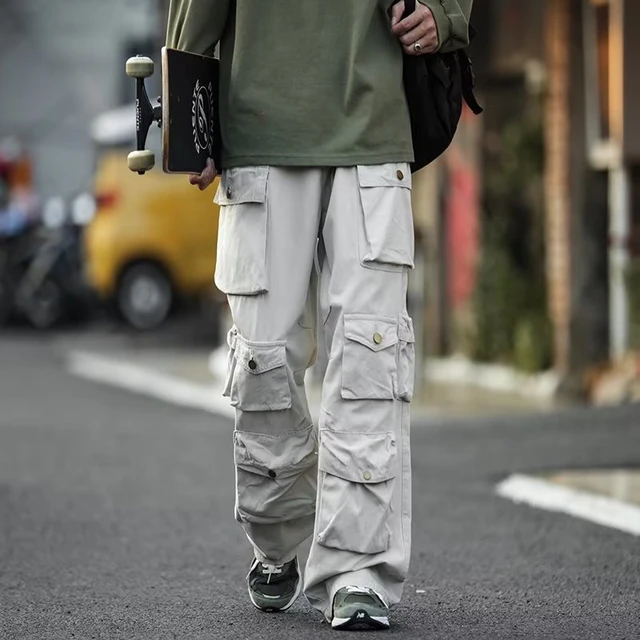 Men Casual Harem Joggers Sweatpant Hip Hop Trousers Multi Pocket Cargo Pants  New - Walmart.com