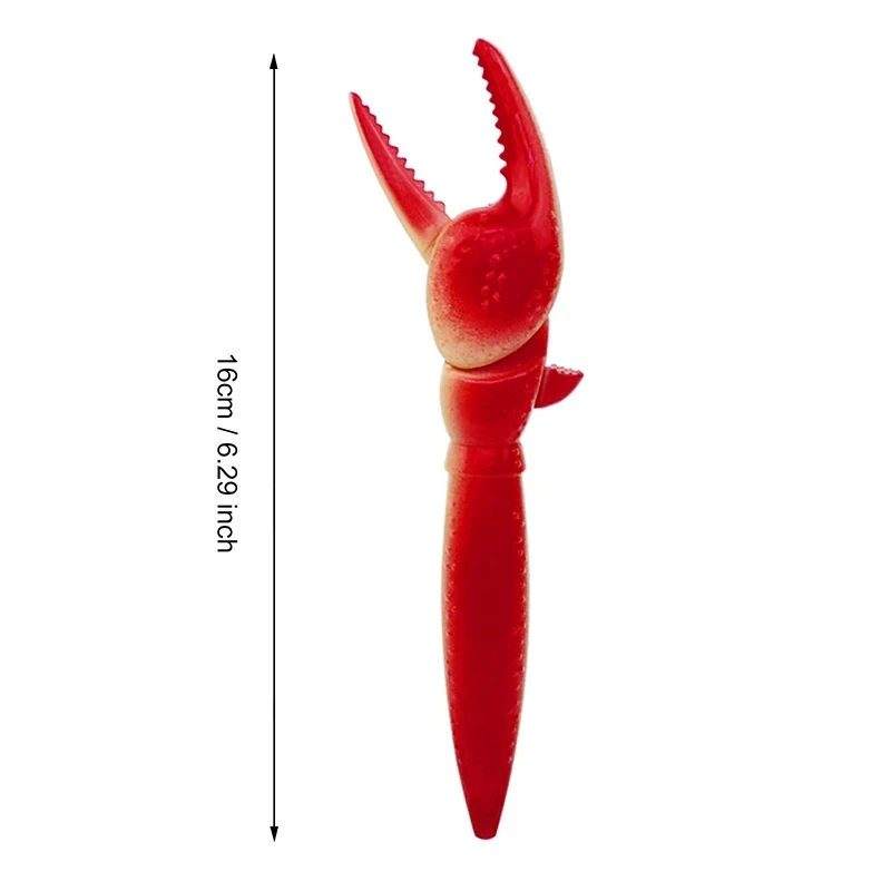 Creative Lobster Paw Ballpoint Pen Personality Crab Clip Pliers Pen Novelty Quirky Neutral Children Decompression Vents Toys