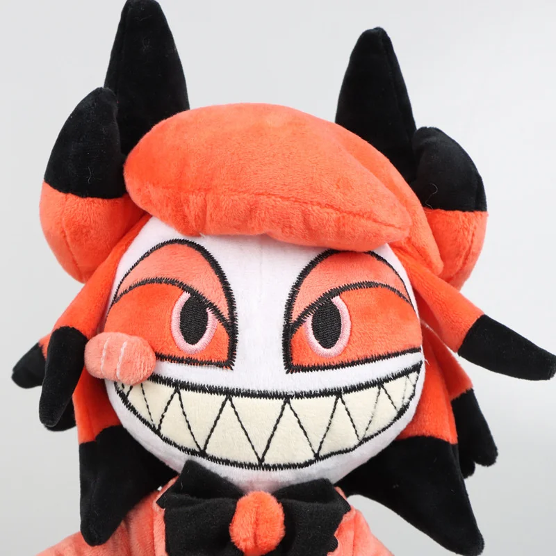 Plush Doll 30CM Alastor Plush Toys Hazbined Hotels Soft Animal Stuffed Doll Cute Plushie Figure Toys Hells Children Kids Christmas Gift
