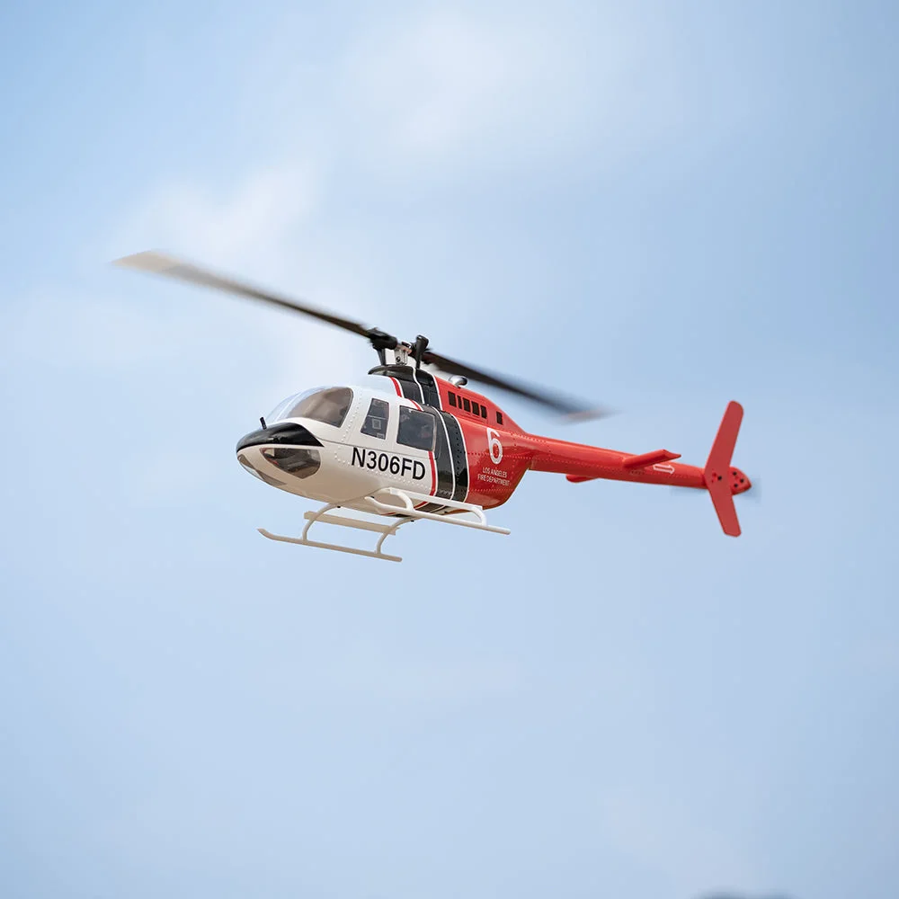FLY WING Bell 206 V3 470 CLASS RC Helicopter With H1 Flight Controller GPS PNP / RTF 3