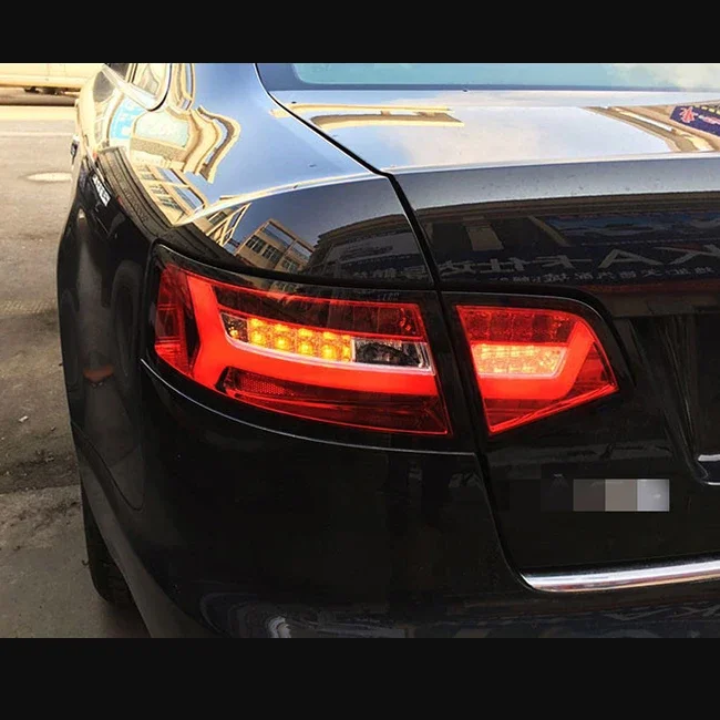 아우디 A6L 용 LED 테일 램프 DRL, 브레이크, 주차, 신호 LED 라이트, 리어 램프