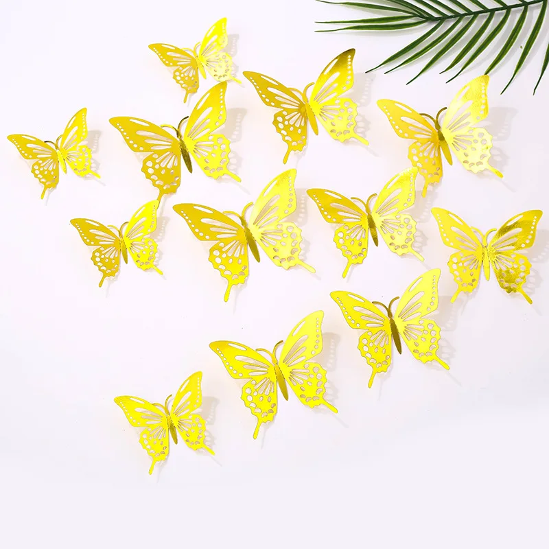 Butterfly Cake Toppers - Assorted Colors for Celebrations and DIY Decor