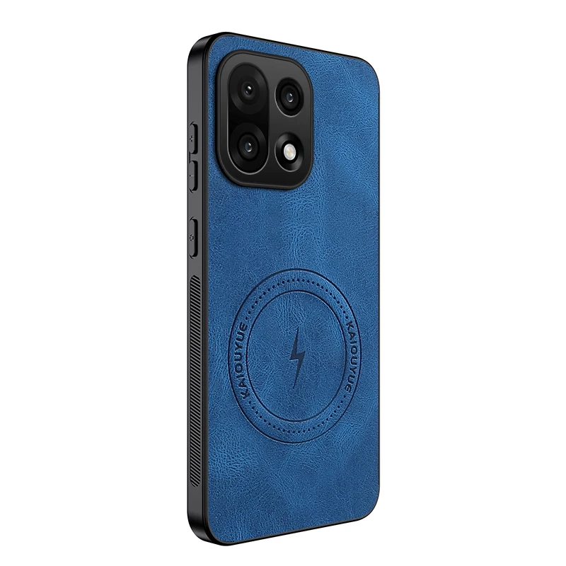 Magnetic Leather Shockproof Wireless Charging Case